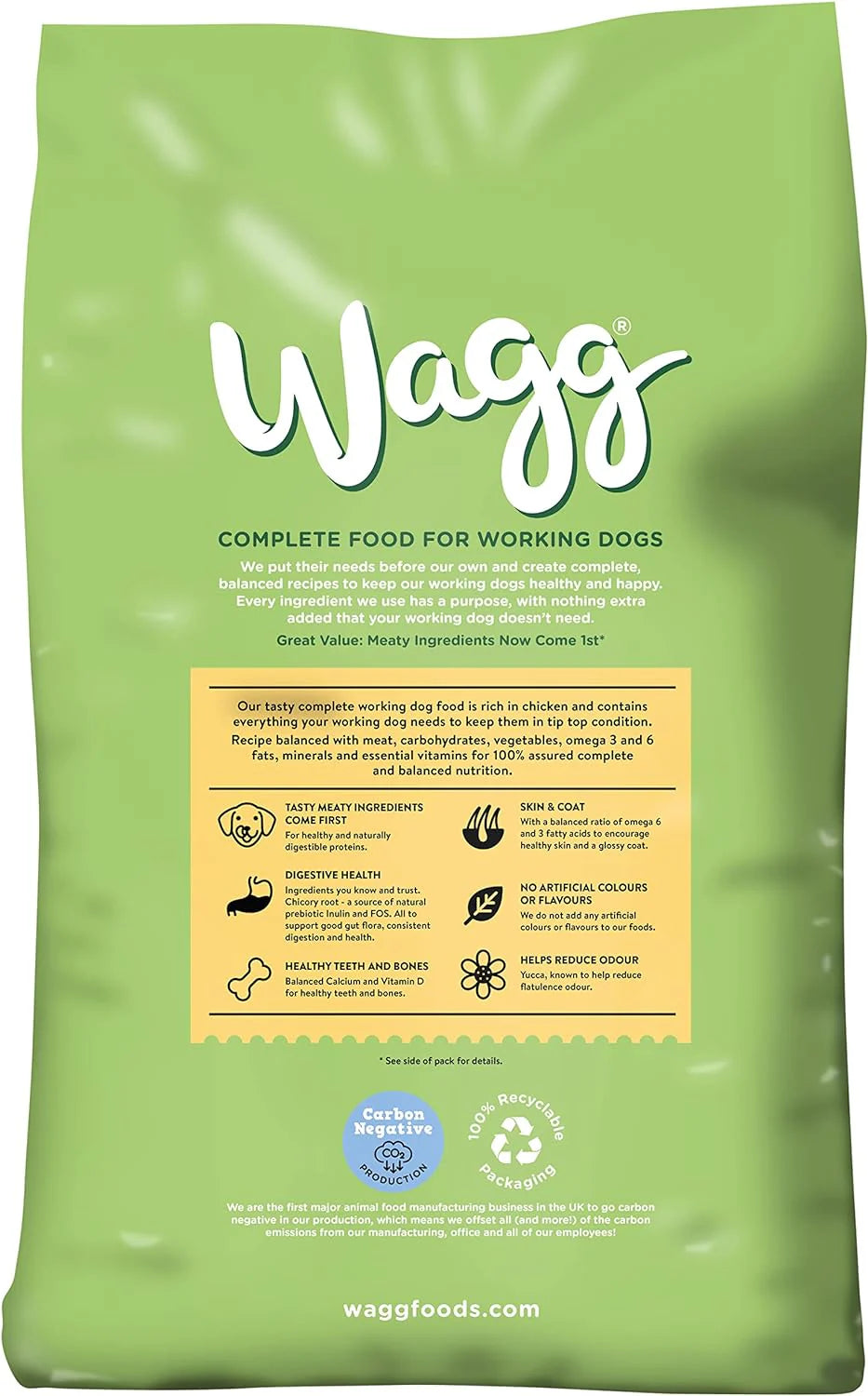 Wagg Active Goodness Chicken Flavour Dry Dog Food