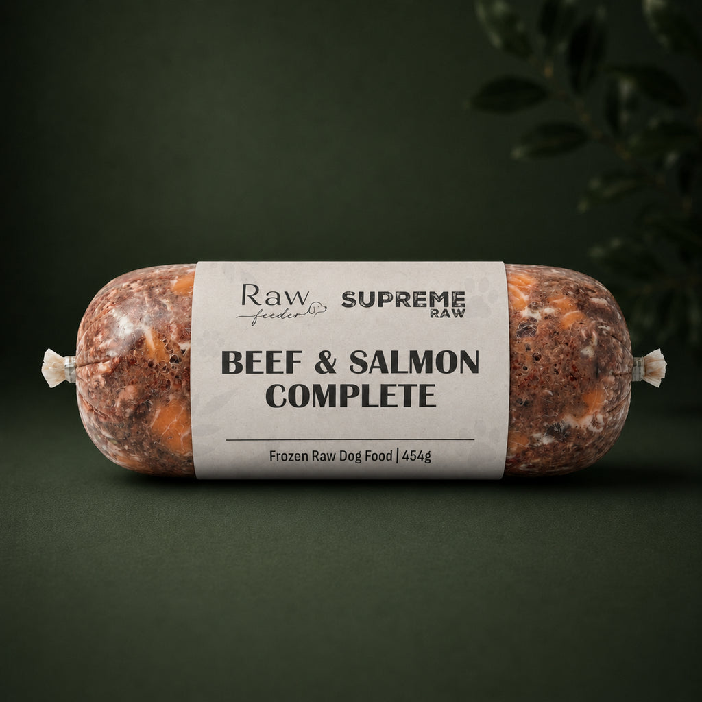 Supreme Raw Beef & Salmon Complete | 454g | 80/10/10 | BARF
