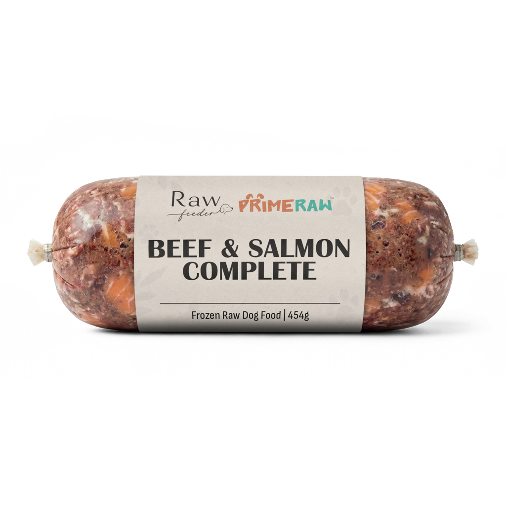 Prime Raw Beef & Salmon Complete 454g | 80/10/10