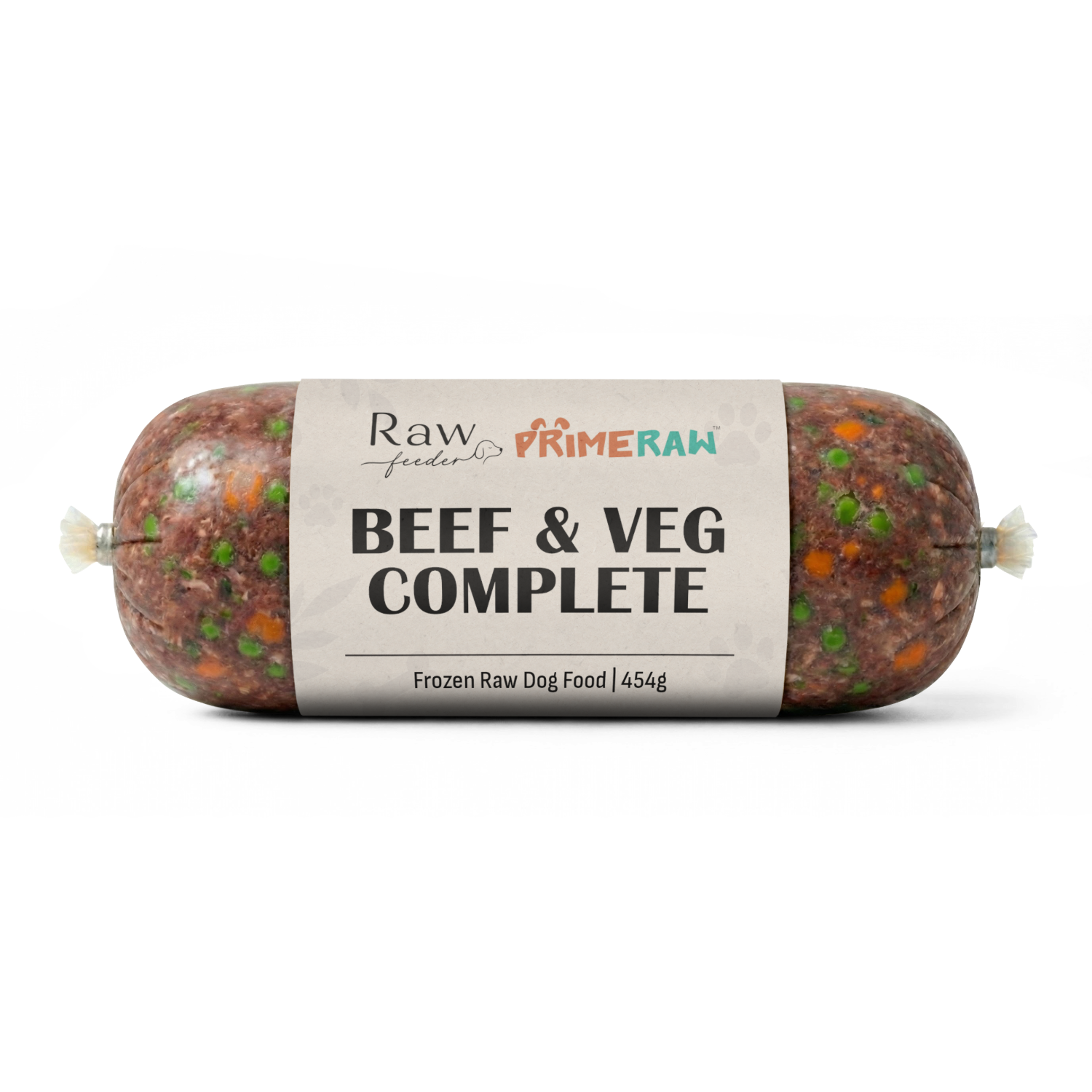 Prime Raw Beef & Veg Complete 454g