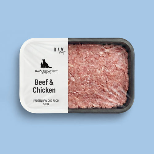 Beef & Chicken 500g - Raw Direct