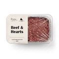 Raw Pet Treat Beef & Heart 500g
