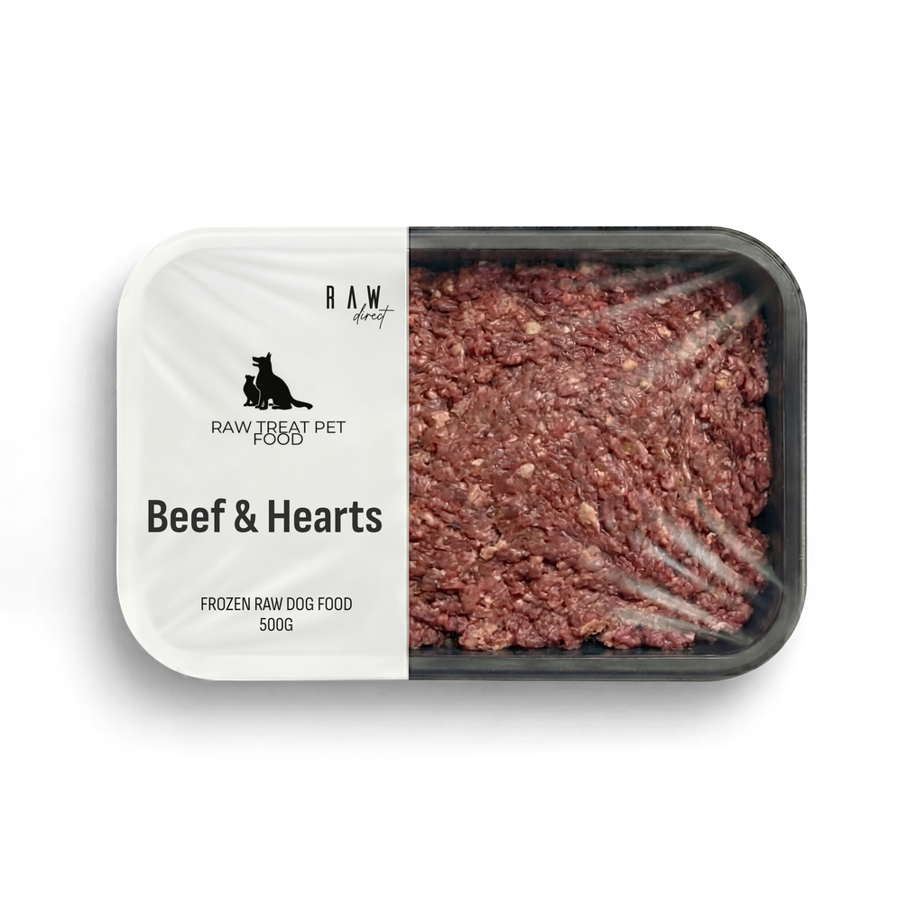 Beef & Heart 500g - Raw Direct