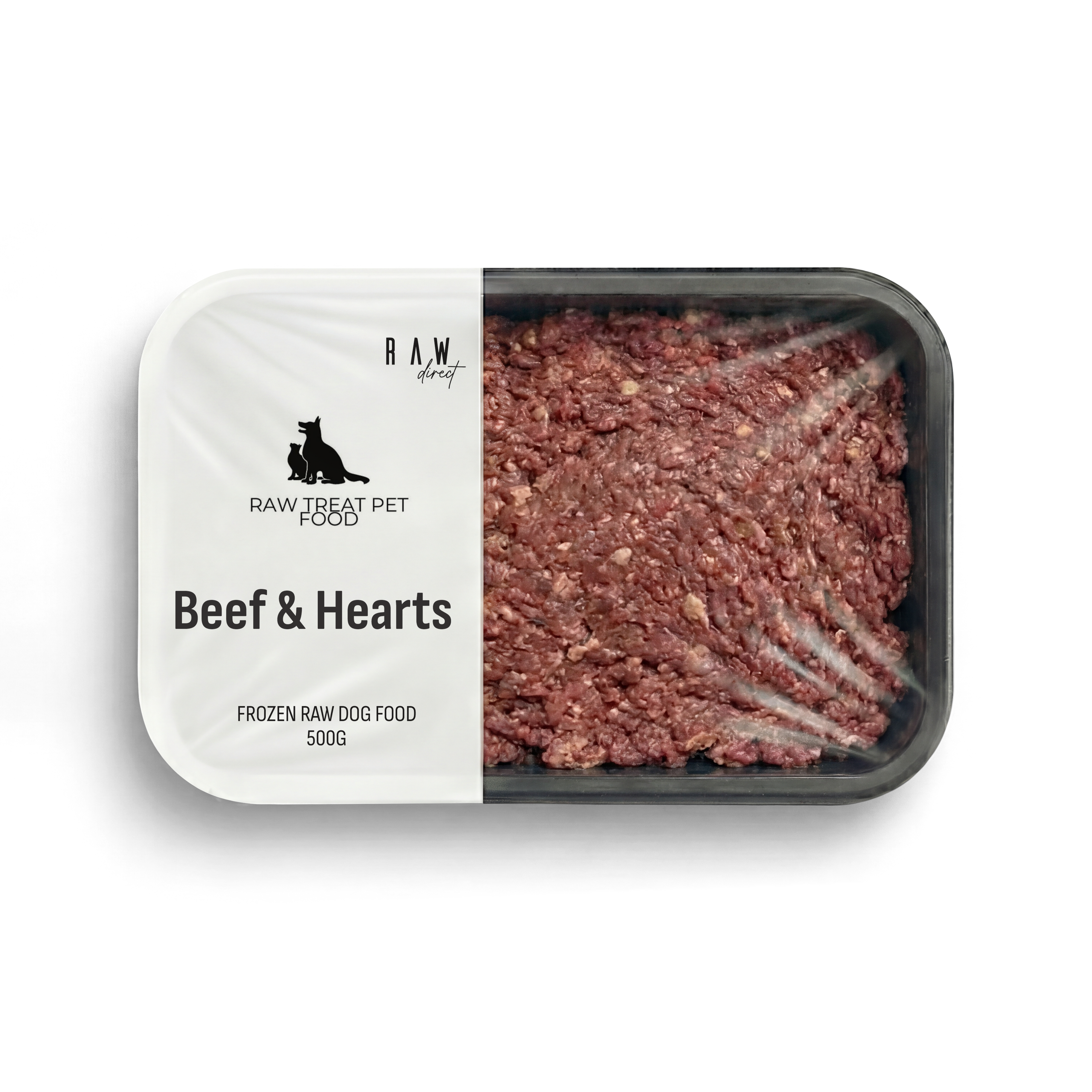 Beef & Heart 500g - Raw Direct