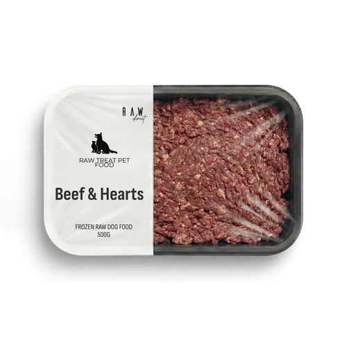 Beef & Heart 500g - Raw Direct