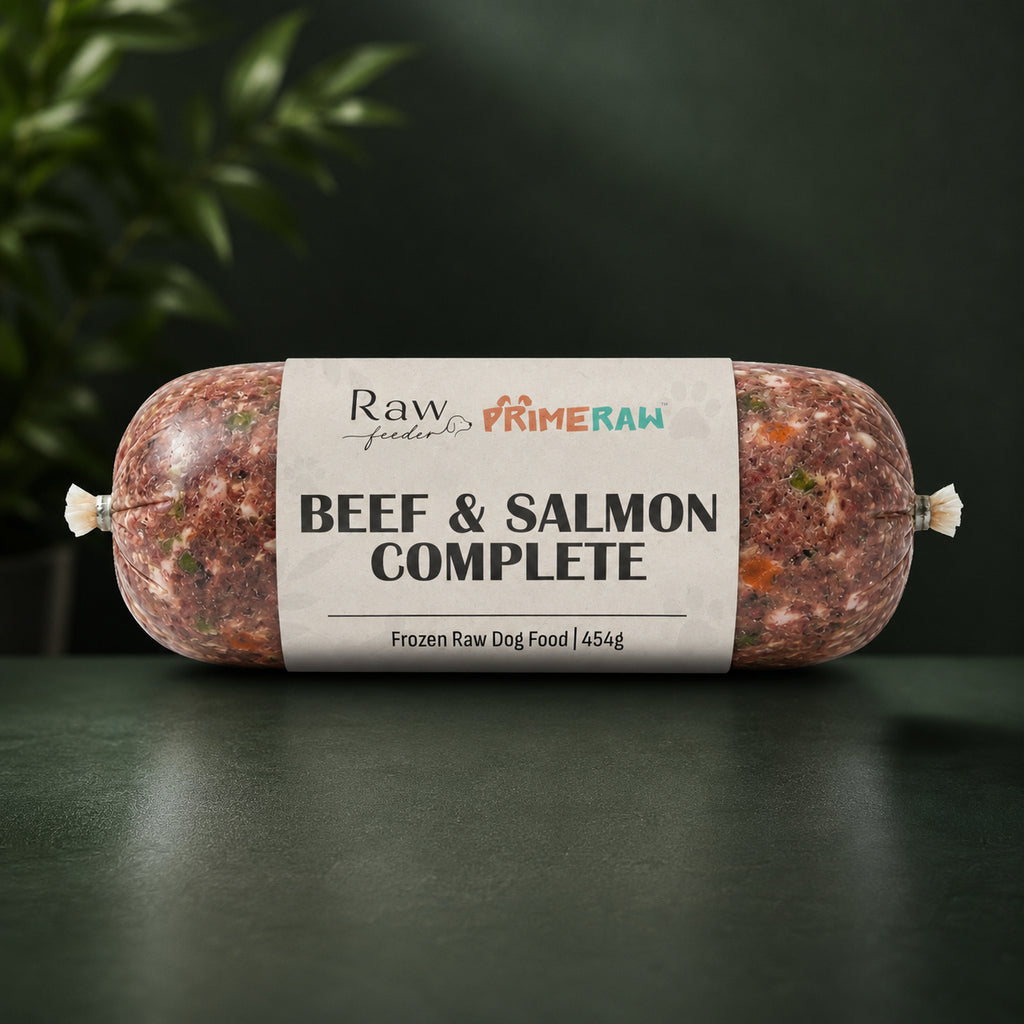 Prime Raw Beef & Salmon Complete 454g | 80/10/10