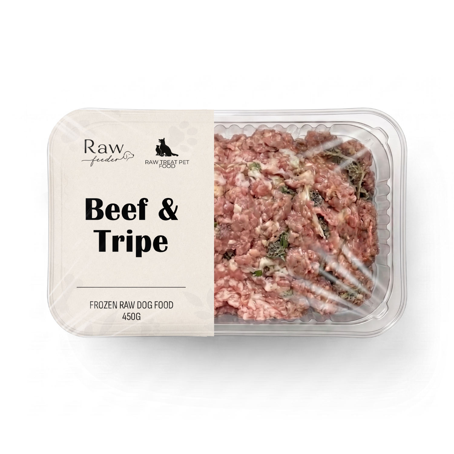 Raw Pet Treat Beef & Tripe 500g