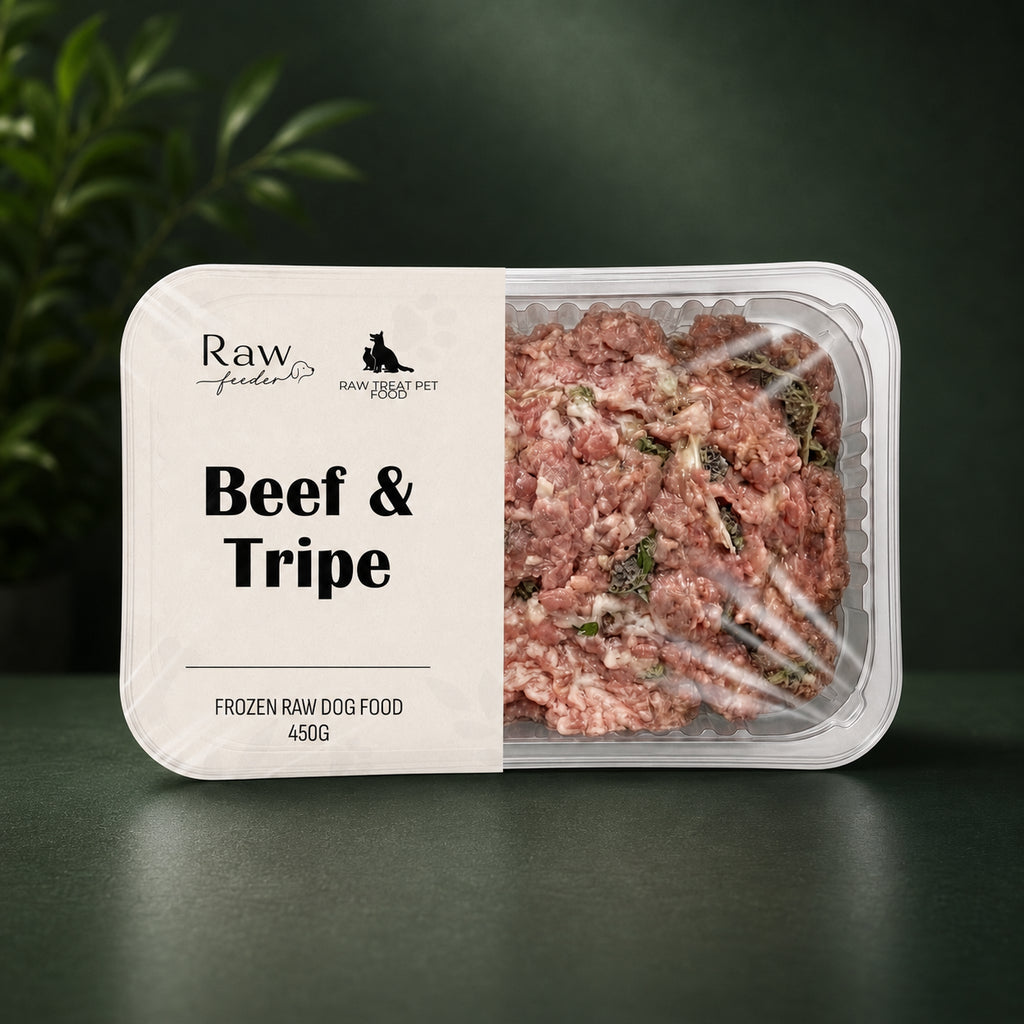 Raw Pet Treat Beef & Tripe 500g