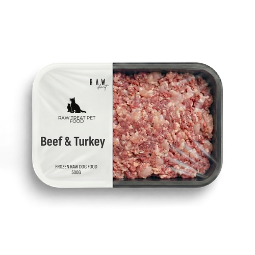 Beef & Turkey 500g - Raw Direct