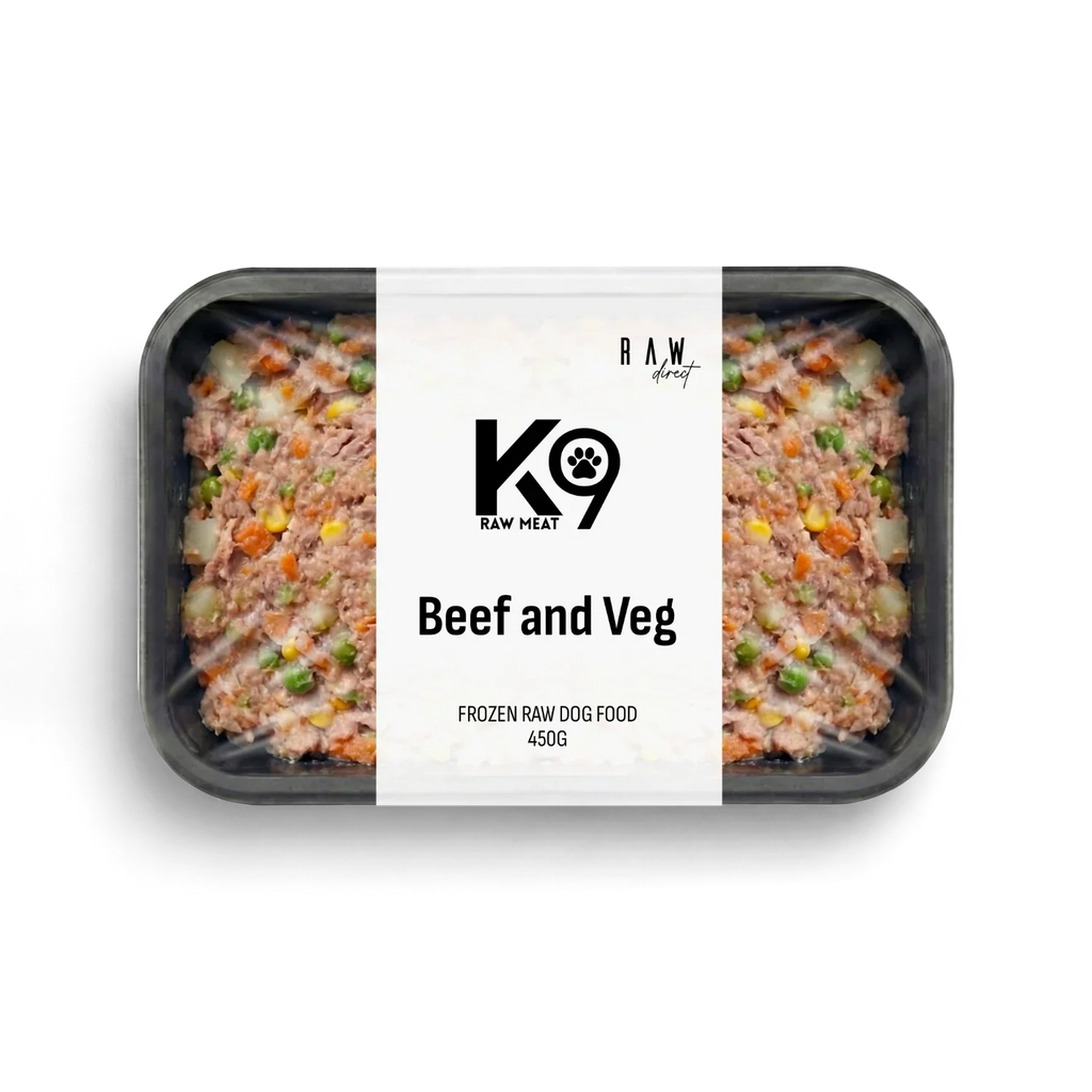 K9 Raw Beef & Veg | Complete Raw Dog Food | Raw Direct