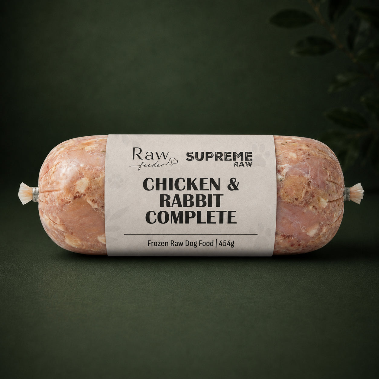 Supreme Raw Chicken & Rabbit Complete | 454g | 80/10/10 | BARF