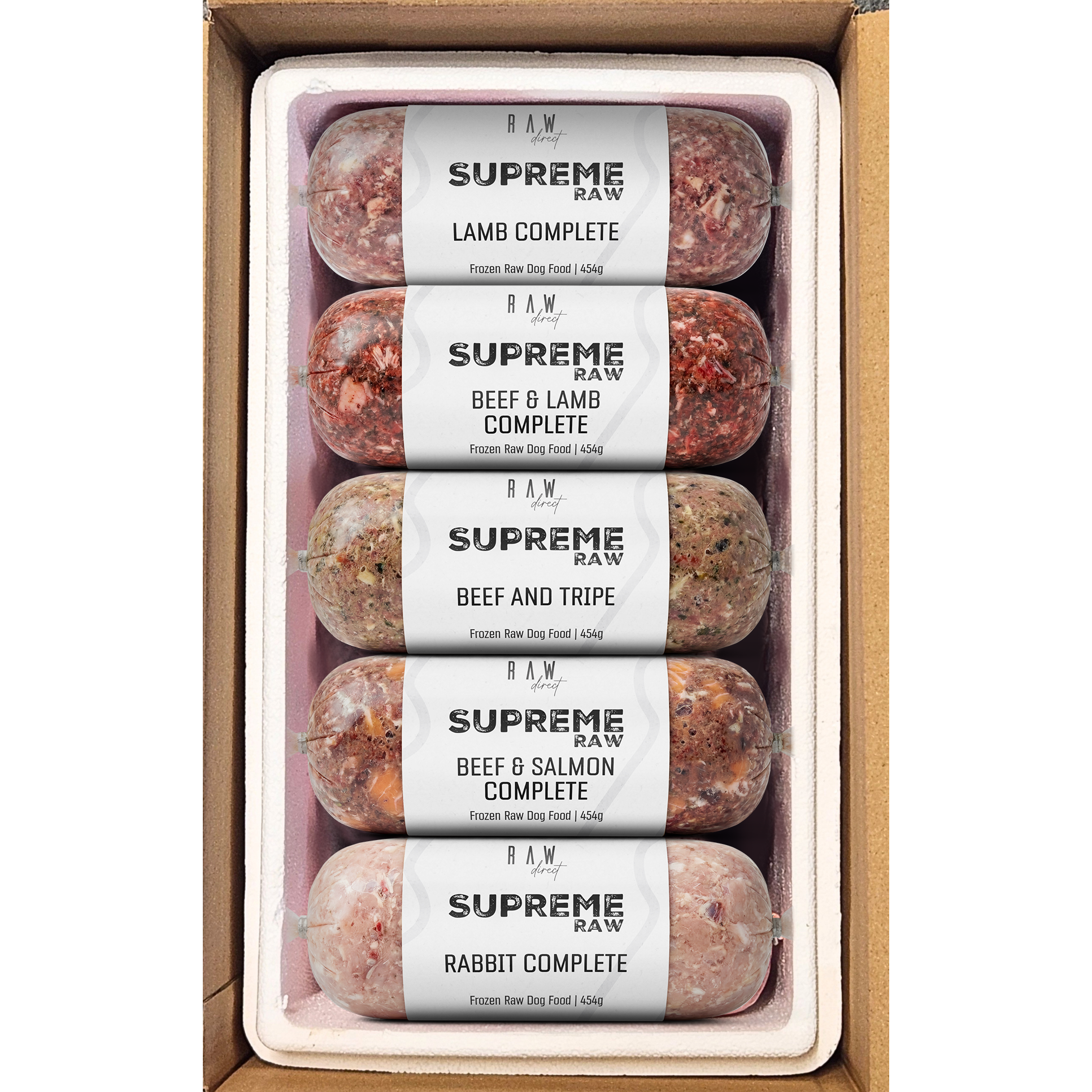 Supreme Chicken Free Allergy Box | Complete 80/10/10 - Raw Direct