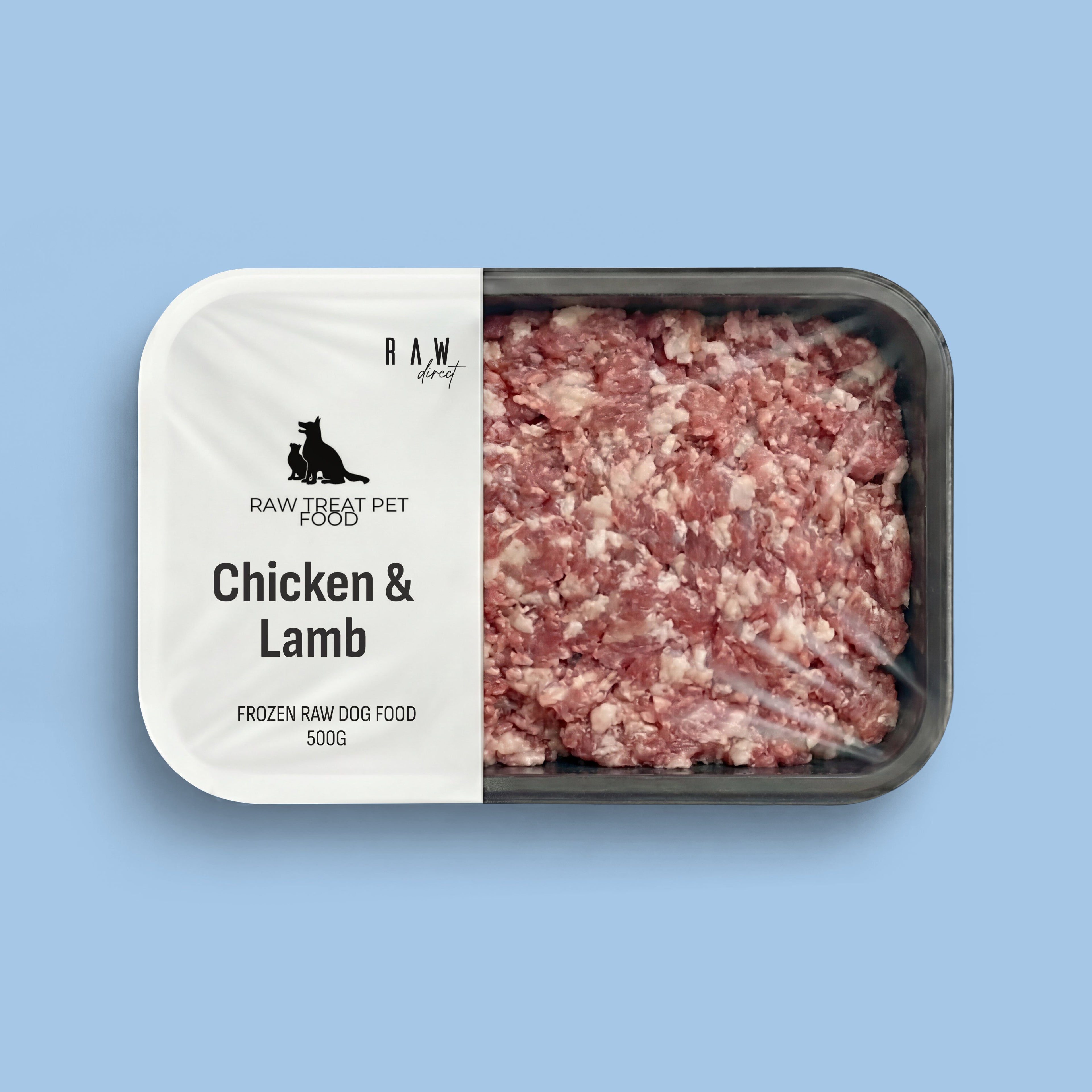 Chicken & Lamb 500g - Raw Direct