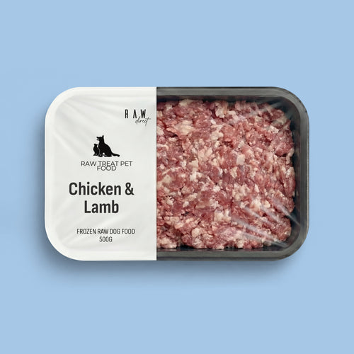 Chicken & Lamb 500g - Raw Direct