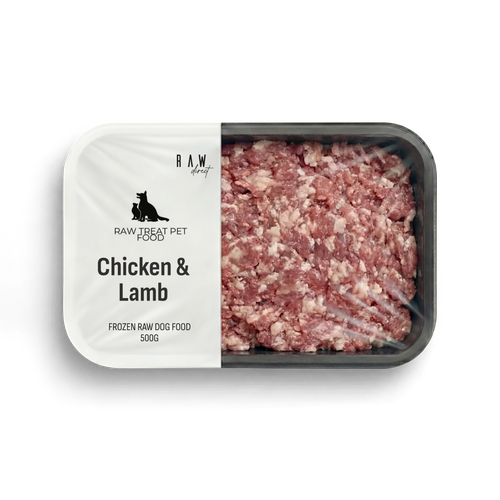 Chicken & Lamb 500g - Raw Direct