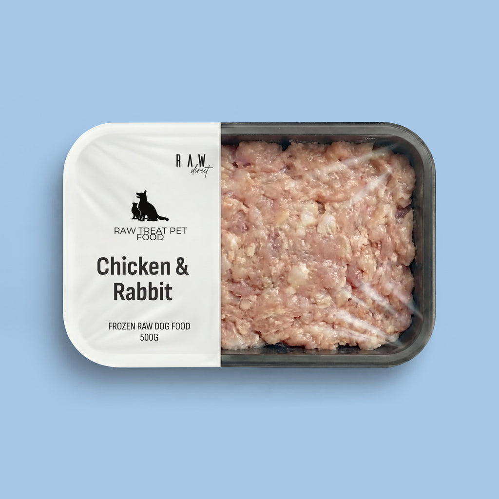 Chicken & Rabbit 500g - Raw Direct
