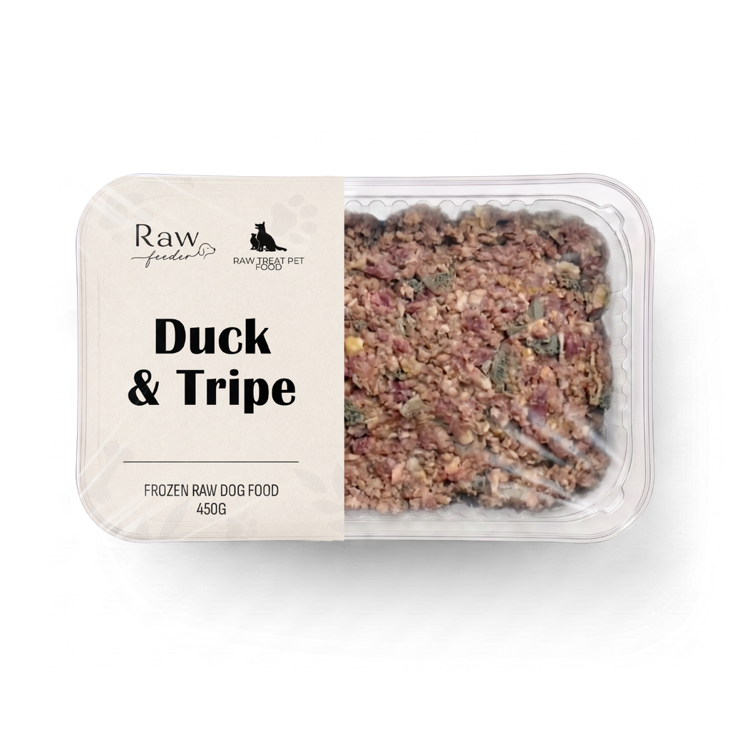 Raw Pet Treat Duck & Tripe 500g