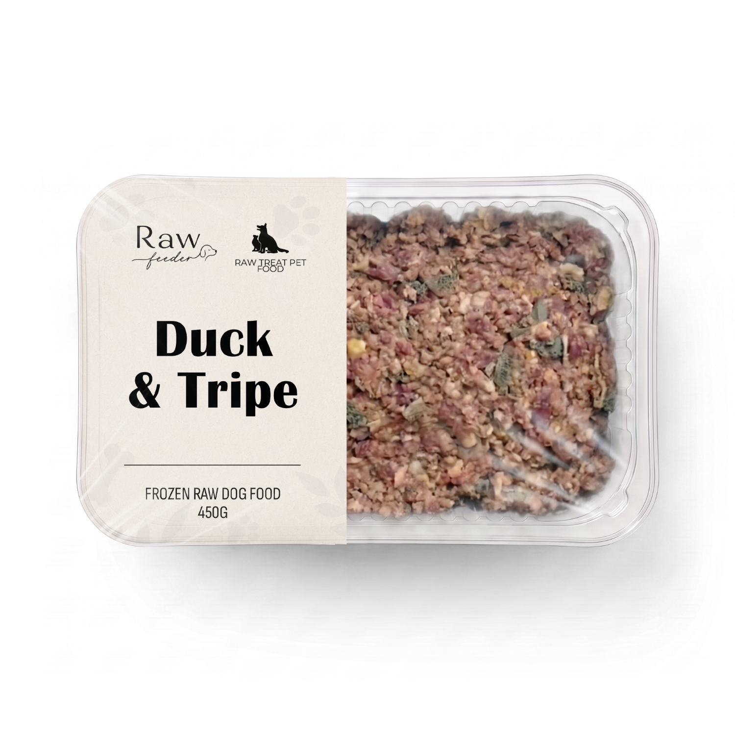Raw Pet Treat Duck & Tripe 500g