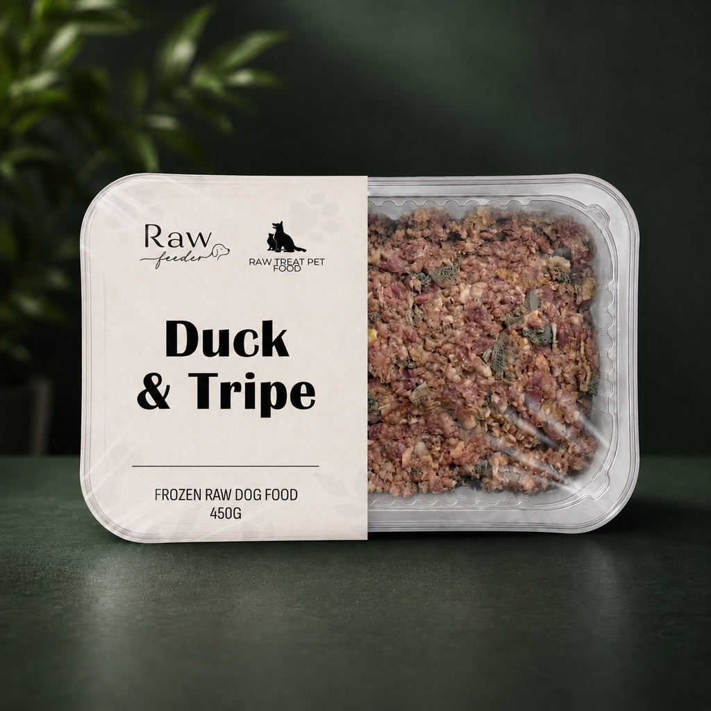 Raw Pet Treat Duck & Tripe 500g