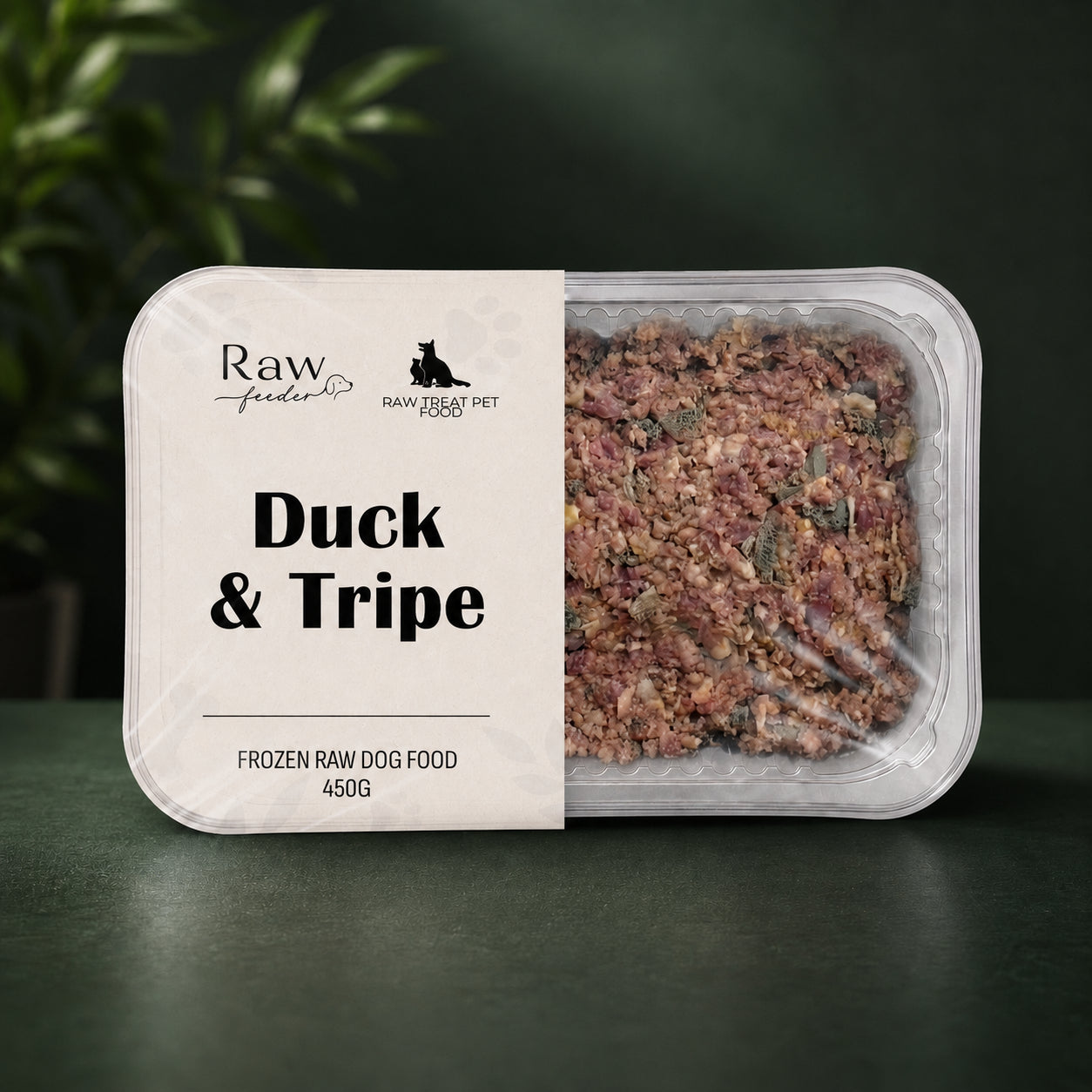 Raw Pet Treat Duck & Tripe 500g