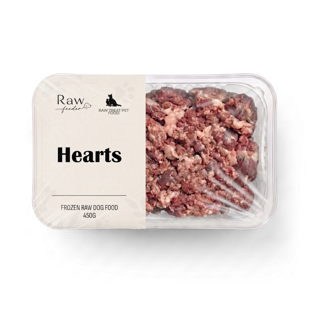 Raw Pet Treat Hearts 500g