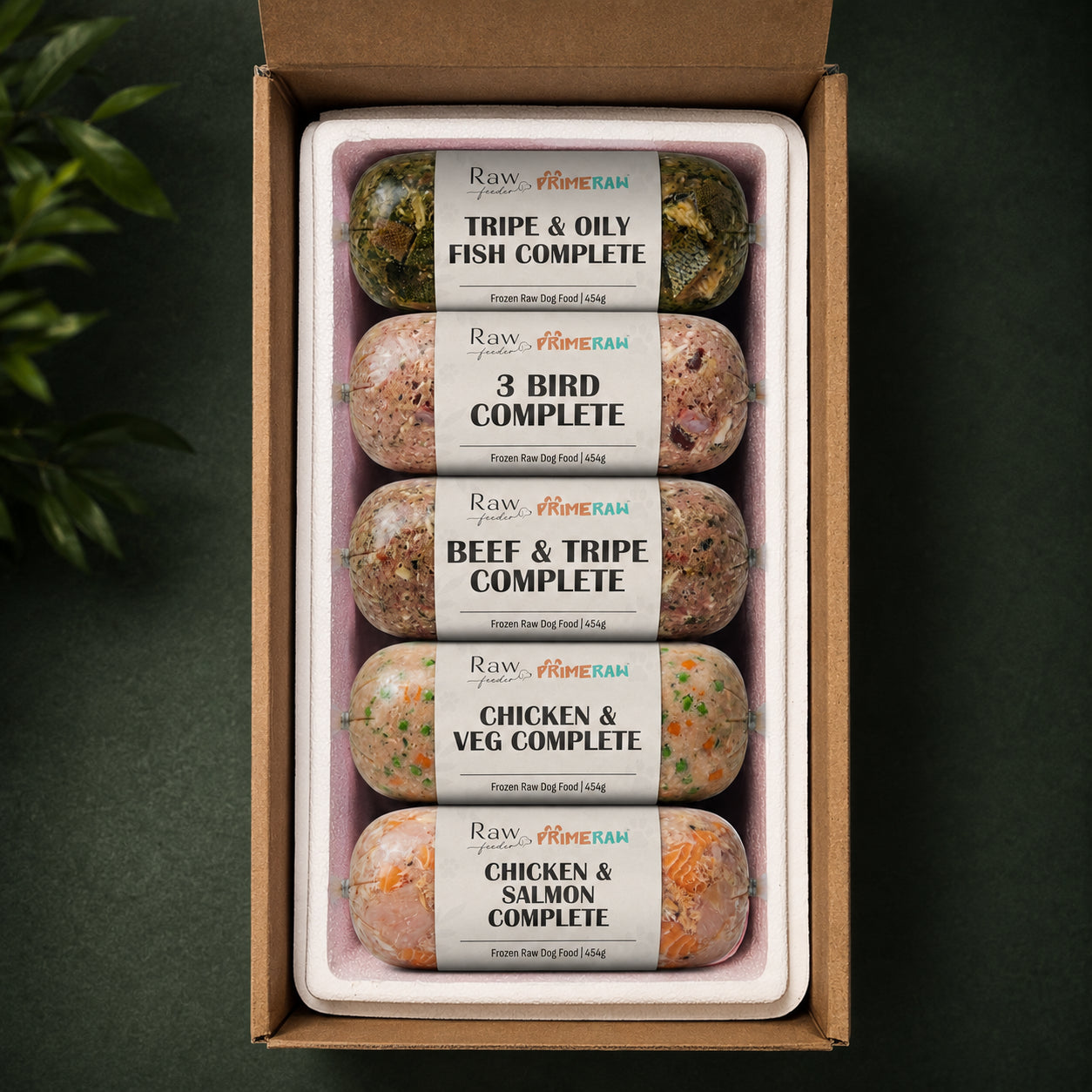 Prime Raw Mixed Flavour Variety Box | 454g Rolls