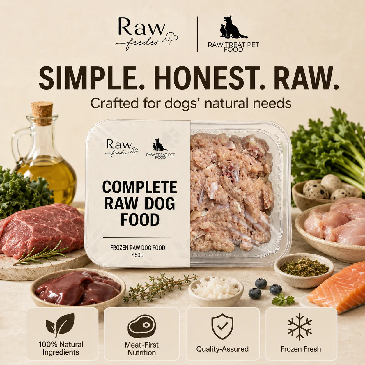 Simple. Honest. Raw.