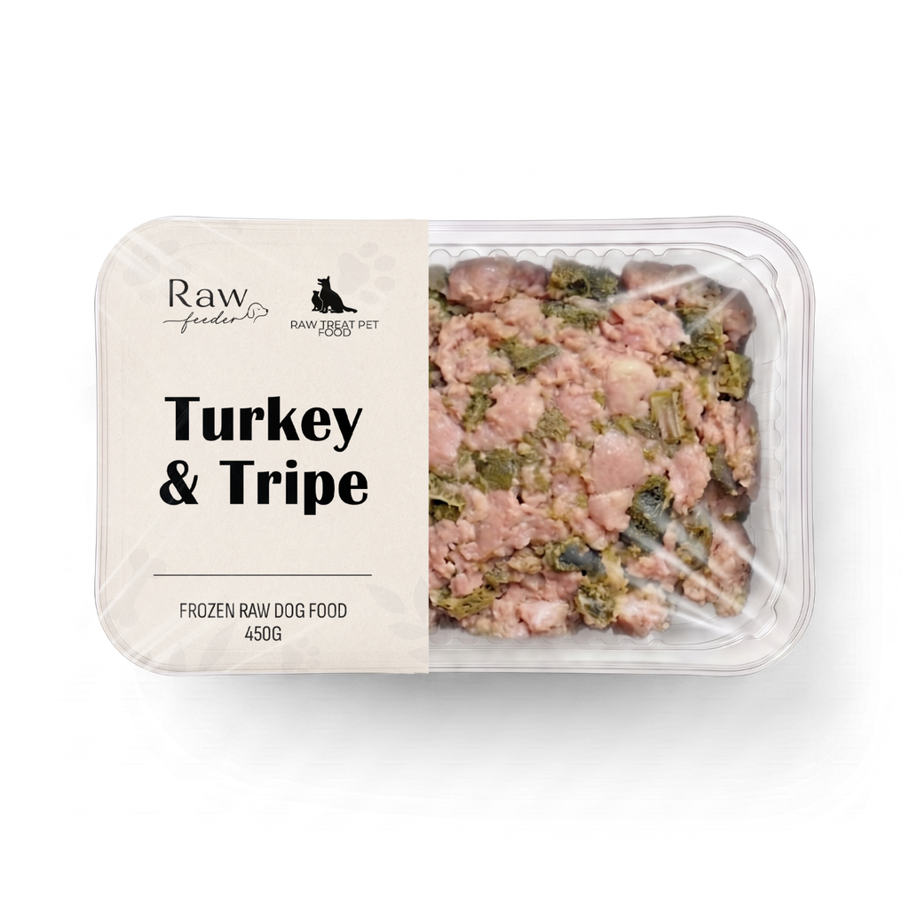 Raw Pet Treat Turkey & Tripe 500g