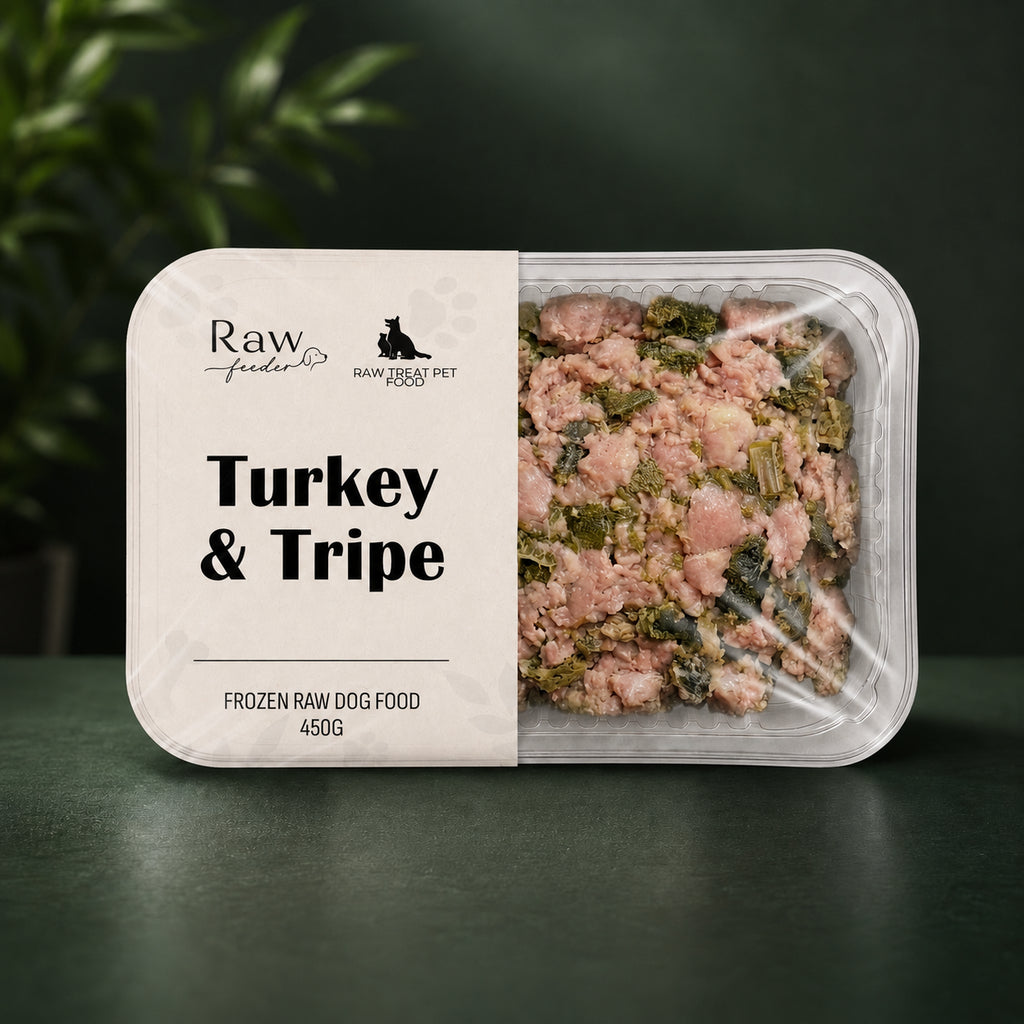 Raw Pet Treat Turkey & Tripe 500g
