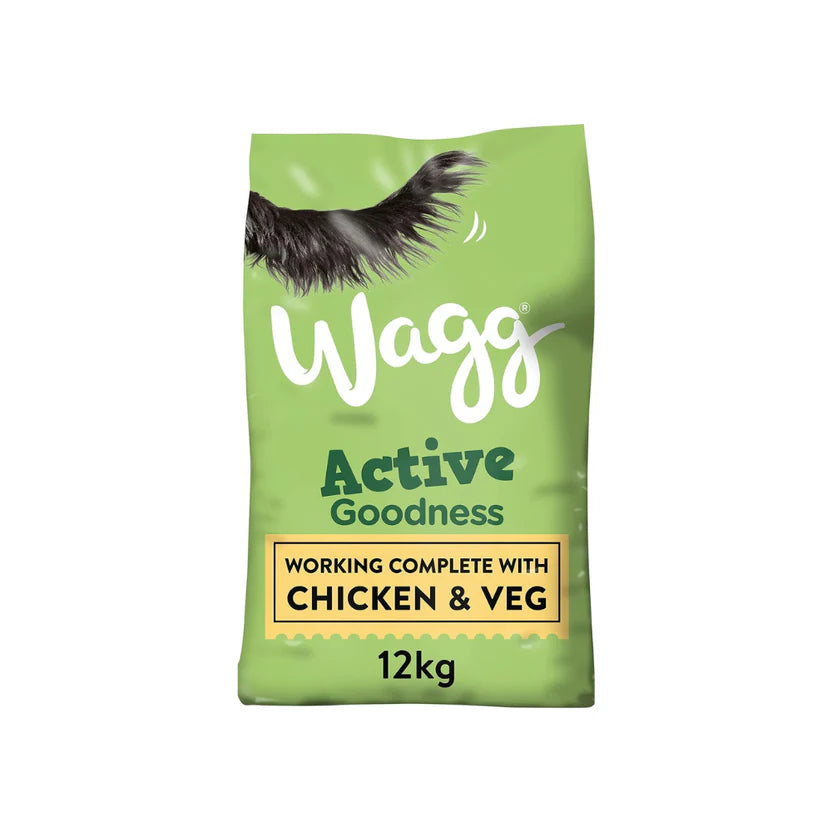 Wagg Active Goodness Chicken Flavour Dry Dog Food