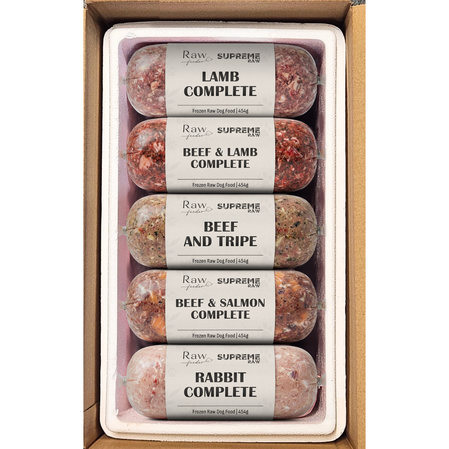 Supreme Raw Chicken Free Allergy Box | Complete 80/10/10