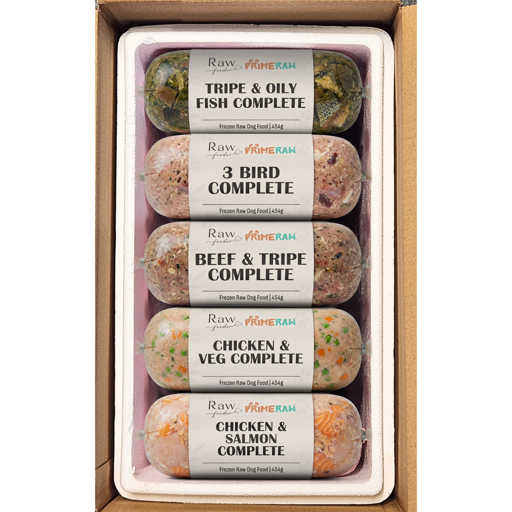 Prime Raw Mixed Flavour Variety Box | 454g Rolls