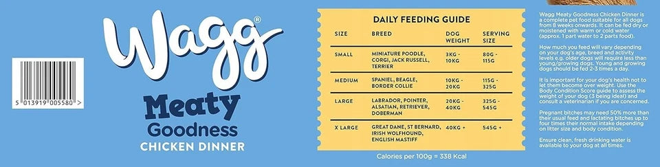 Wagg Meaty Goodness Chicken Dry Dog Food